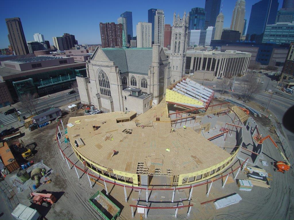 Central Lutheran Church Aerial View